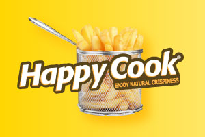 HappyCook deep frying oils for chips, crips, and onions.